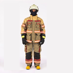 Pbo Dark 4 layer firefighter suit side